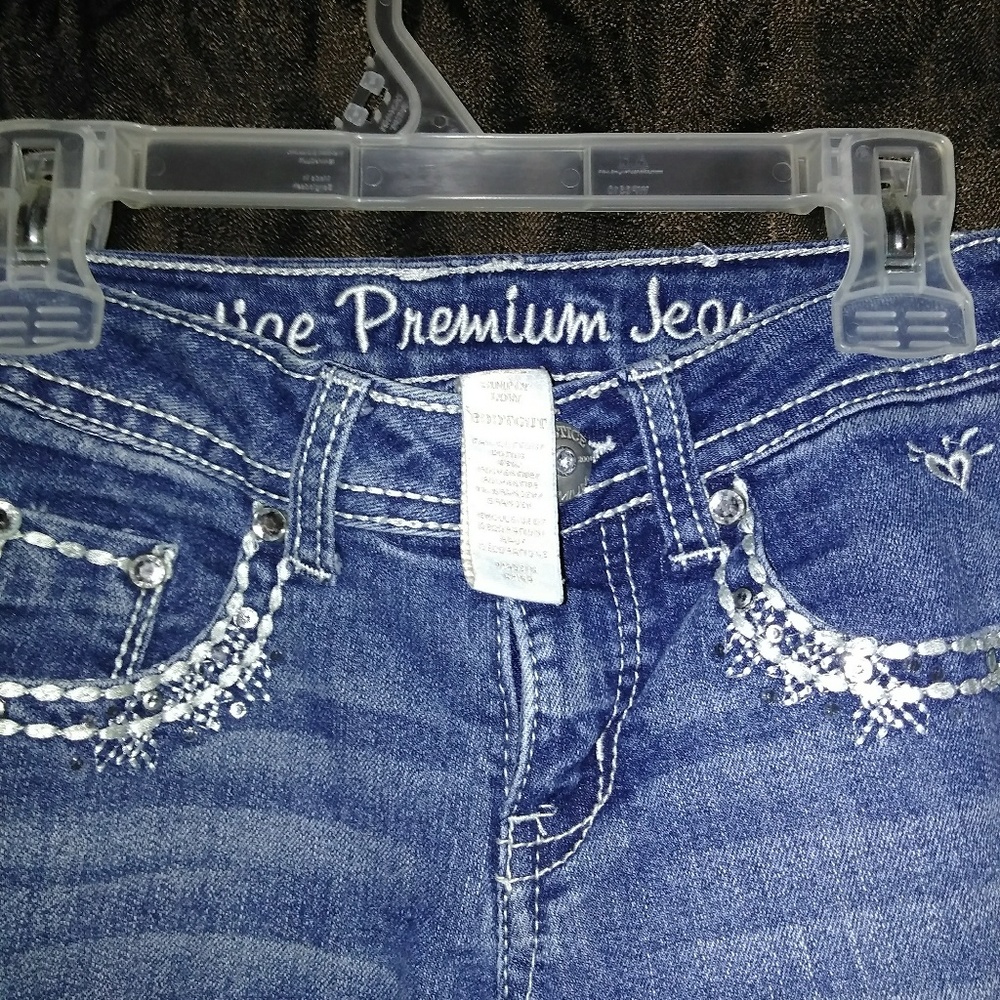 Girls justice premium jeans size10s